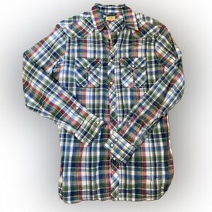 Tre Vero Western Mexican Style Button Down Shirt